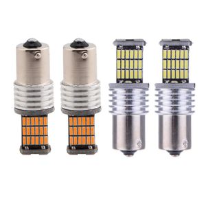 10 pzlotto 1156BA15S P21W canbus led 4014 45 SMD 45SMD Luci DRL auto led indicatori di direzione Luce 1157BAY15D 3156 3157 7440 74436091421