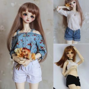 D04-P022 детская игрушка ручной работы 1/3 кукла BJD/SD кукольная одежда синие шорты с манжетами и штаны 1 шт.