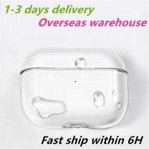 Stock Stock for Apple Airpods Pro 2 USB C Generation AirPod 3 Akcesoria słuchawkowe Solid TPU Silikonowe Ochrata słuchawkowa bezprzewodowa obudowa odporna na wstrząsy