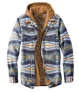 Men039sジャケットシャツブランドキルティング裏地付き格子縞の格子縞のフランネルフリースフリースカジュアルチェックブラウス太い暖かいトップ3923399