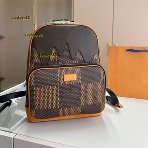 Briefcases Style Designer Bookbag Embossed Flower Men Backpacks School Bags Medium Size Outdoors Travel Shoulder Bags Backpack Computer Case For Man Woman2024