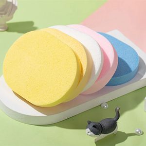 50pcs Pva Oval Cleansing Puff Reusable Soft Makeup Remover Cleansing Puff Cleaning Sponge Puff Powder Puff Beauty Accessories 240229