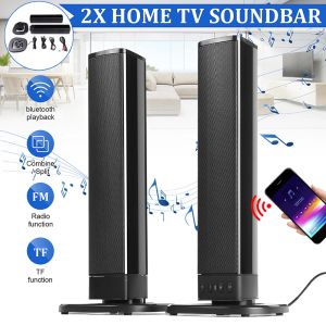 Alto-falantes BS36 Bluetooth TV Sound Bar Home Theater Soundbar Wireless Television Speaker Destacável 360 ° Stereo Surround Speakers