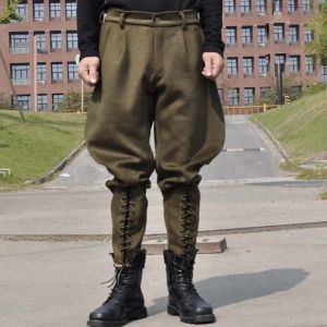 Pants Jodhpurs Pants Calves length Breeches Equestrian Pants Army Officer Horse Riding Jodhpurs Baggy Pants Steampunk Retro Pants