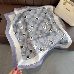 70x70 cm Semplice Presbiopia Designer Stampato Sciarpa di seta floreale Fascia per capelli Fascia per capelli Moda donna Borsa a manico lungo Sciarpe Parigi Borsa a tracolla Borsa a tracolla Nastro per la testa