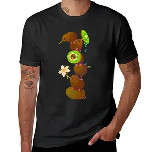 Canotte da uomo T-shirt Kiwi T-shirt estiva corta Anime da uomo