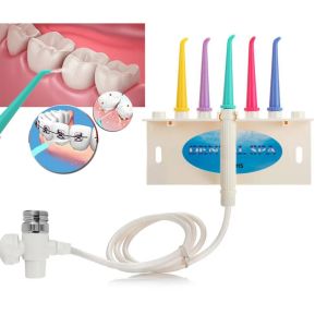 Köpfe DSA Dental Spa Wasserhahn oraler Bewässerung Wasserdüsen Zahnbürste Zahnseide Dental Flosser Oralhygiene Zahninstrument