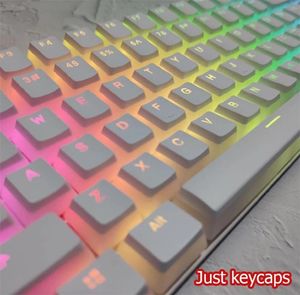 PBT OEM 108 Keys Pudding Keycaps For Cherry MX Switch Mechanical Keyboard RGB Gamer Keyboards BlueBlackBrownBlack 2204274717520