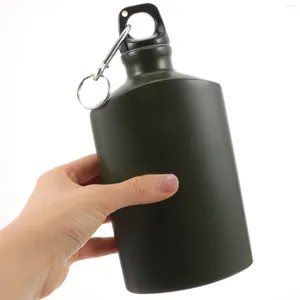 Water Bottles Reusable Daily Use Portable Canteen Bottle Camping Wear-resistant For Travel Hiking