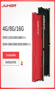 JUHOR Memoria Ram DDR3 8G 4G 1866 MHz 1600 MHz DDR4 8G 16G 2666 3000 32000 MHz Memoria Desktop Udimm 1333 dimm supporto per AMDintel4799745
