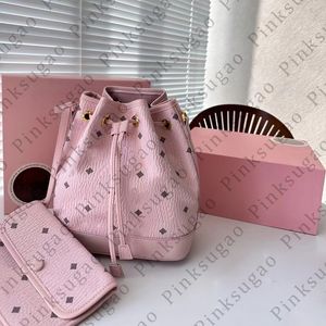 Borsa a tracolla firmata Sugao rosa borse da donna borse a tracolla moda borsa di alta qualità di grande capacità borse a secchiello shopping bag 2pds / set con scatola chaoka-240229-130