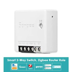 Kontroll Sonoff Zbmini Twoway Control Automation Smart Switch ZigBee2MQTT tillgängligt arbete med Ewelink ZBbridge SmartThings Alexa Hub