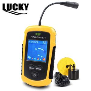 Cercatori LUCKY Fishing Finder Display a colori Sonar portatile Ecoscandaglio Fishfinder Sonar per la pesca Display inglese