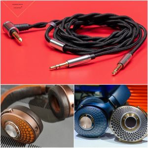 Akcesoria zrównoważone kabel audio do ogniskowej Stellia Clear Mg Celestee Radiance słuchawki 2.5 4,4 mm podwójna 3,5 mm wtyczka 6,35 mm stereo 4pin xlr