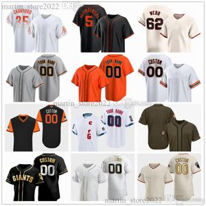 Stitched 2024 Baseball Jerseys 35 Brandon Crawford 28 Buster Posey 9 Matt Williams 22 Will Clark 5 Mike Yastrzemski 8 Michael Conforto 62 Logan Webb 31 Lamonte Wade Jr.