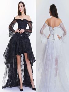 Ny vintage viktoriansk gotisk steampunk kväll korsett burleska klänning s2xl 17089979676