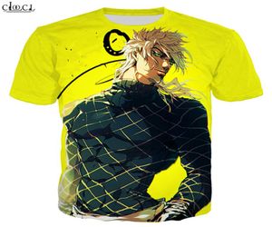 Summer New Style Anime JoJo039s Dziwaczna przygoda T Shirt Unisex 3D Print Druku