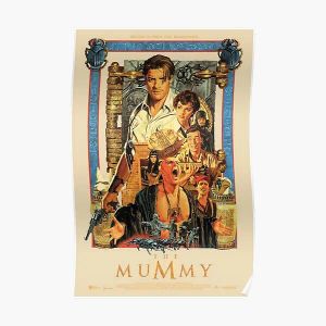 Calligraphy Alternative Vintage Movie The Mummy Poster Decoration Art Vintage Painting Print Home Funny Wall Decor Modern Room No Frame