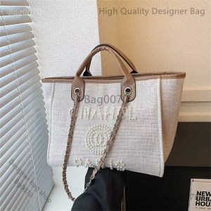 designer bag 2023 New Little Fresh Ladies Style Handbag Tote Bag Pearl Beaded Letter Decorative Women's Bag ins 75% Cheap Outlet wholesale