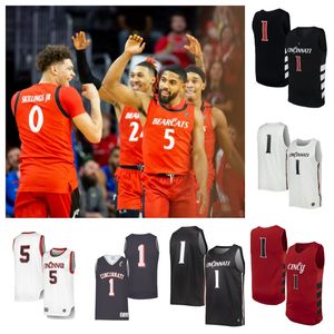 Cincinnati Bearcats 55 Aziz Bandaogo 1 Kalu Ezikpe 30 Viktor Lakhin 15 John Newman III Basketball Jersey 33 Ody Oguama 13 Jamille Reynolds 44 Tolentino 11 CJ Anthony