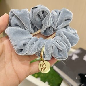 5Colors VEET Designer Rubber Bands Bropes Miui Letter Ties Ties Women Silk Head Rope Lopy Ladies Lavors