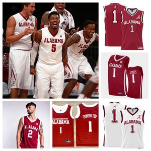 Alabama Crimson Tide 10 Mouhamed Dioubate 33 Ward Harrell 2 Grant Nelson basketball jersey 23 Nick Pringle 31 Max Scharnowski 15 Jarin Stevenson 11 Mohamed Wague