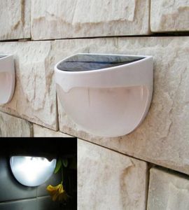 Newest 6 LED Garden Light Solar led Panel Lamp Sensor Waterproof mounted Outdoor Fence Wall Lamp Lighting8441104