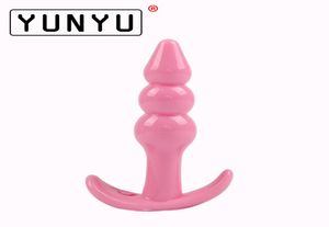 1PC Anal Plug Jelly Toys Real Skin Feeling Adult Sex Toys Sex Products Butt Plug Juguetes for Men Women 2 Style C181127019982627