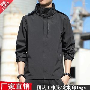 Men's Jackets Spring 2024 Outdoor Windproof Waterproof Coat Top