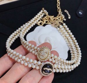 Pearl Pendant Choker Necklaces Designer Jewelry Chain Neckalce Classic Chain 2024 Designed for Women High Quality Gold Necklaces Jewellery Wholesale