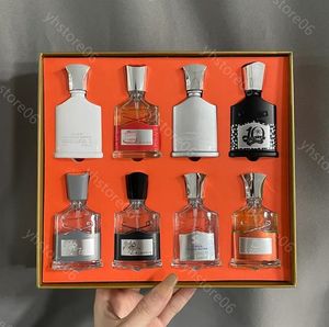 Set di profumi da uomo da 15 ml abito da 8 pezzi Scaccia spray maschio squisito box regalo con ugello alto edizione per qualsiasi pelle di alta qualità della pelle