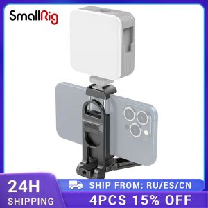 Halterungen SmallRig Universeller faltbarer Smartphone-Halter für Livestreaming, Vlogging, Interviews, Smartphone-Desktop-Ständer 3727