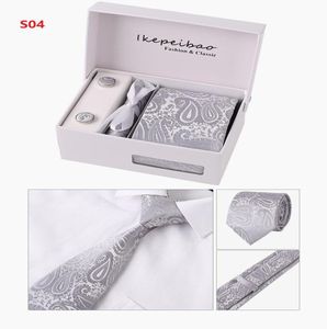 8cm Men Ties Silk Tie Mens Neck Ties Handmade Wedding Party Paisley Necktie British Style Business Ties Stripes3219568