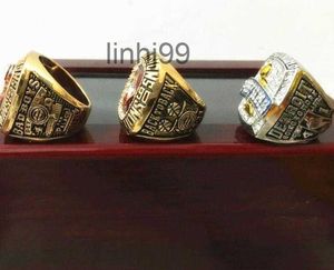 Anelli a fascia Fanscollection 2004 1990 1989 Championship Pistons Wolrd Champions Anello della squadra di basket Sport Souvenir Fa208pz20wWUK8