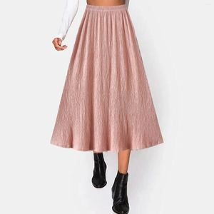 Skirts Swim Skirt Women Mid Length Dance Party A Line High Waisted Fishtail For