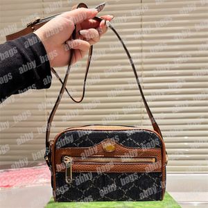 Mini kamera çantası erkek kadın çanta tasarımcısı omuz çantası lüks çapraz çanta unisex case cüzdanlar moda markası tuval çapraz vücut çantası