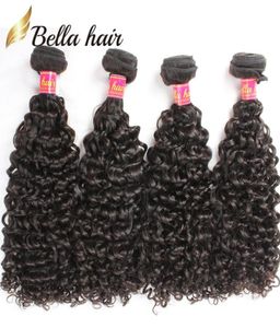 Bellahair Brazilian Hair Bundles Curly Human Hair Weft Extensions Curl Weaves 4pcslot Bundle Whole in Bulk48499146927862