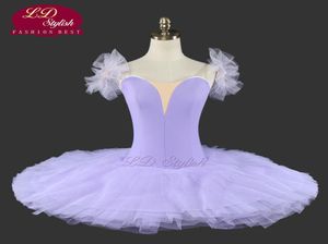 Light Purple Plain Ballet Tutu For Girls Without Decorations Natcracker Platter Performance Tutu Ballet Kids LD00254507296