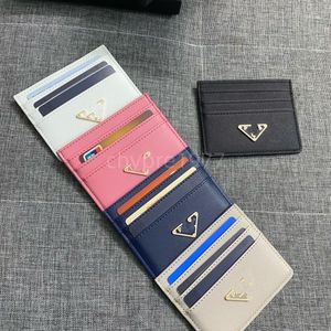 Designer wallet leather wallet Triangle sign Mini wallet real leather card seat coin wallet Women wallet card seat keyring credit luxury small Wallet with Box