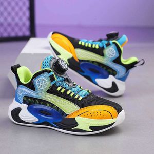 2023 New Childrens Basketball Shoes Breathable Casual Sneakers Boys Sports Trainers For Kids Size 29-40