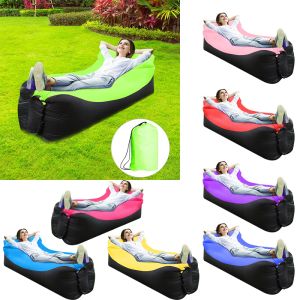 Mat Camping Inflatable Air Sofa Tent Camp Bed Travel Lazy Beach Air Mattress Garden Folding Lounger Chair Outdoor Camping Equipment