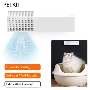 Kontrollera petkit smart sensor kattlukt renare för kattlåda deodorizer auto husdjur toalett luftrenare hund katt avföring urin deodorant