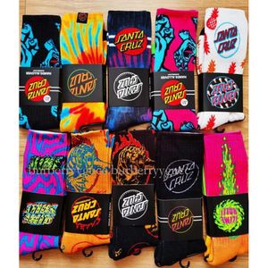 Socks Men's Screaming Hand Skateboard Hip Hop Funny Happy Hombre Knee-high Stocking for Men Skater Middle High Streetwear