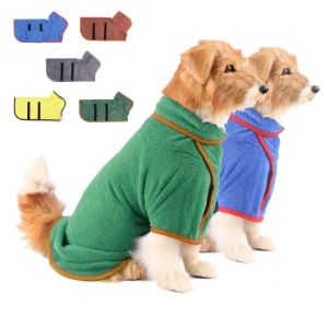 Towels Dog Bathrobe Pet Fast Drying Coat Clothes Microfiber Dog Robe Absorbent Towel Cats Dog Accessories Dropshipping