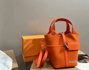 Marken-Designer-Tasche, Eimer-Handtasche, eine Schultertasche, Damen-Umhängetasche, klassischer Gemüsekorb, Reise-Einkaufstaschen