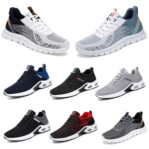 2024 Neue Modelle Frühling Herrenschuhe Laufschuhe flache Schuhe Serie weiche Sohle Bule Grau Farbblockierung Sportserie atmungsaktiv bequem