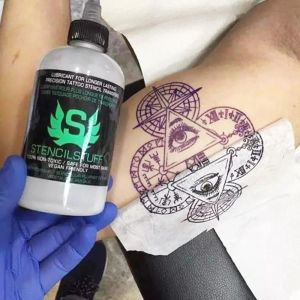 Leveranser 120 ml America Märke stencil grejer längre varaktiga tatuering stencils färgöverföring bläck 4 oz/8 oz tatuering bläck dynamiska verktyg