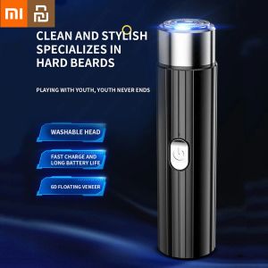 Rakare Xiaomi YouPin Mens Razor Portable Pocket Charging Floating Razor Car Mini Electric Waterproof Aluminium Alloy Beard Knife Shaver