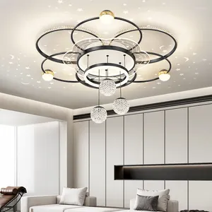 Taklampor vardagsrumslampa modern intelligent led sovrum inomhus dekorera armaturer originalitet restaurang ljuskrona
