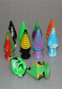 Hookah Silicone Drip Tip Cover Silicone Mynstycke Disponibla gummitest Tips Cap Tester för rökrörsglas Bong 5296489